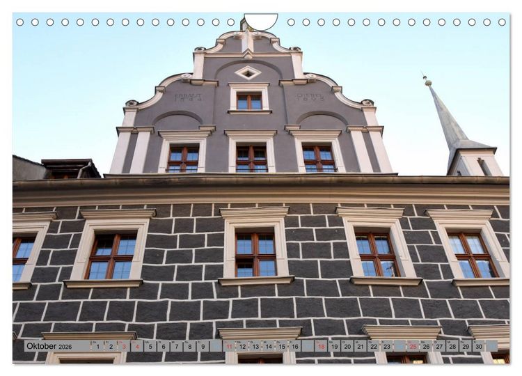 Produktbild: Fassadenreichtum in G&ouml;rlitz (Wandkalender 2026 DIN A4 quer), CALVENDO Monatskalender