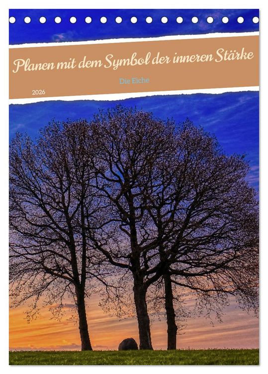 Produktbild: Planen mit dem Symbol der inneren St&auml;rke (Tischkalender 2026 DIN A5 hoch), CALVENDO Monatskalender