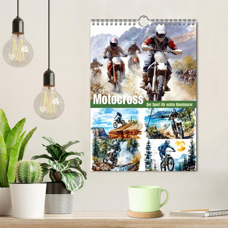 Produktbild: Motocross - Der Sport f&uuml;r echte Abenteurer (Wandkalender 2026 DIN A4 hoch), CALVENDO Monatskalender