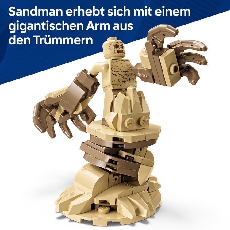 Produktbild: LEGO 76334 Marvel Gro&szlig;er Showdown: Spider-Man vs. Sandman, Spielzeug