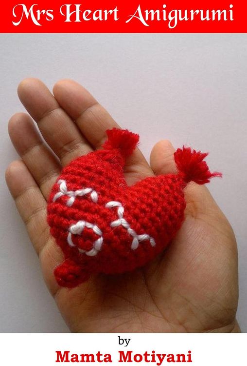 Produktbild: Mrs Heart Amigurumi Crochet Pattern