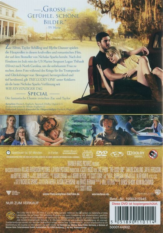 Produktbild: The Lucky One - F&uuml;r immer der Deine