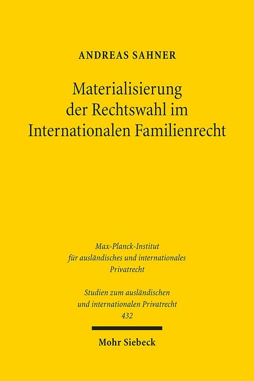 Bild vom Artikel Materialisierung der Rechtswahl im Internationalen Familienrecht vom Autor Andreas Sahner