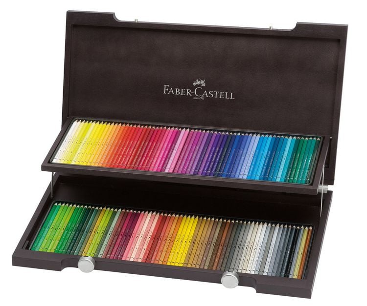Produktbild: Faber-Castell Aquarellstifte Albrecht Dürer, 120er Set Holzkoffer