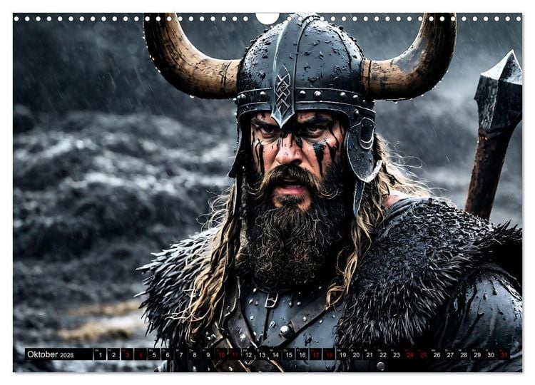 Produktbild: Kampf der wilden Wikinger (Wandkalender 2026 DIN A3 quer), CALVENDO Monatskalender