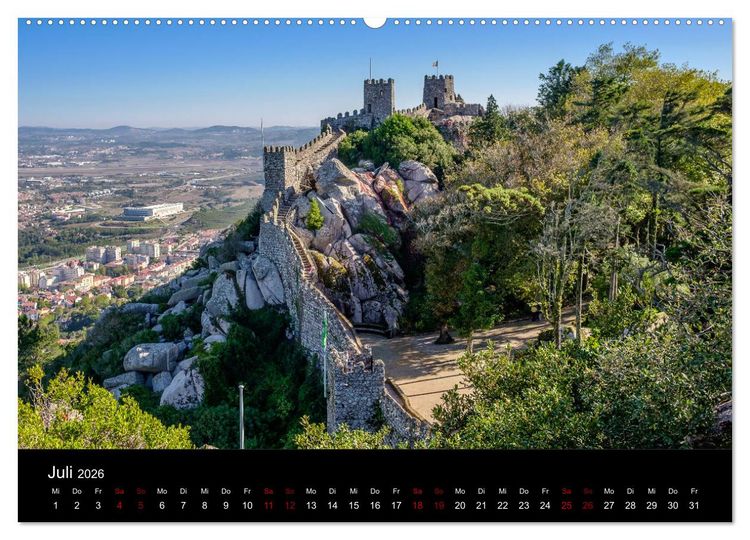 Produktbild: Portugisische Landschaften (Wandkalender 2026 DIN A2 quer), CALVENDO Monatskalender