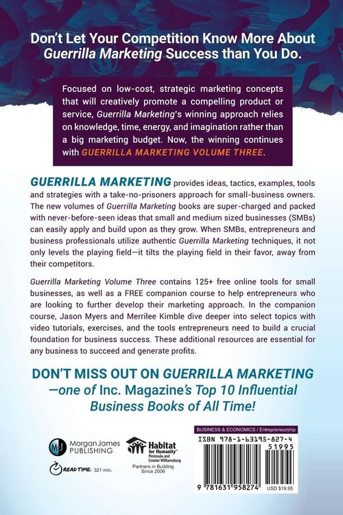 Produktbild: Guerrilla Marketing Volume 3