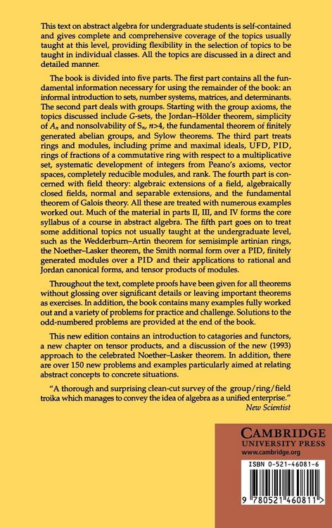 Produktbild: Basic Abstract Algebra