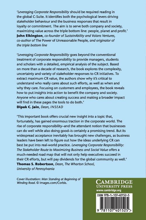 Produktbild: Leveraging Corporate Responsibility