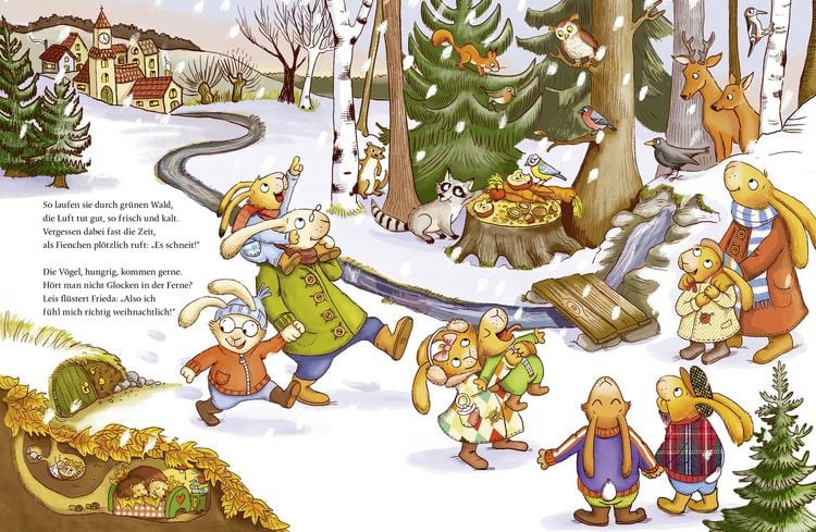 Produktbild: Wenn sieben kleine Weihnachtshasen mit Schwung durch die Adventszeit rasen