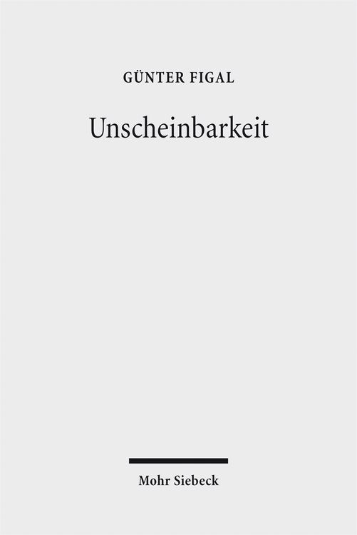 Produktbild: Unscheinbarkeit