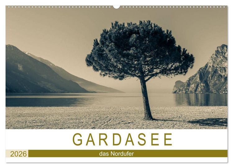 Produktbild: GARDASEE - das Nordufer (Wandkalender 2026 DIN A2 quer), CALVENDO Monatskalender