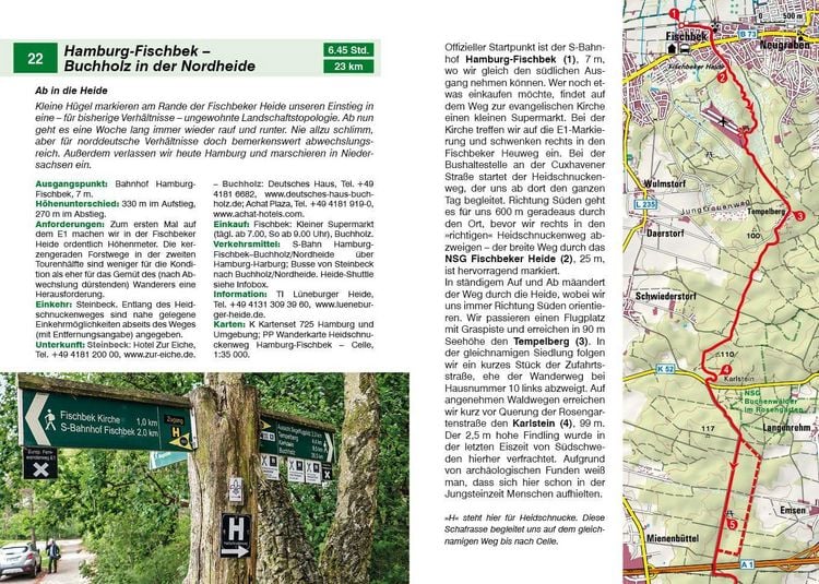 Produktbild: ROTHER Wanderf&uuml;hrer Fernwanderweg E1 - Deutschland Nord
