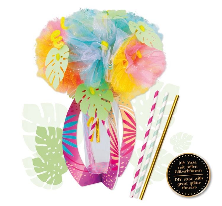 Produktbild: Glitter Flowers, Faltschachtel