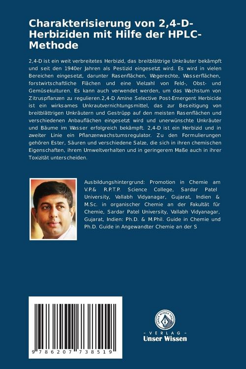Produktbild: Charakterisierung von 2,4-D-Herbiziden mit Hilfe der HPLC-Methode