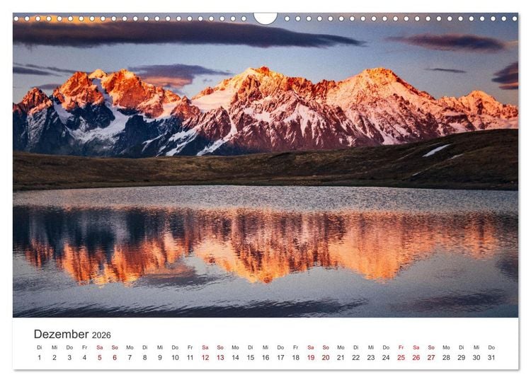 Produktbild: Georgien - Einmalige Landschaften (Wandkalender 2026 DIN A3 quer), CALVENDO Monatskalender
