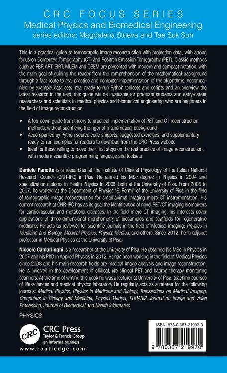 Produktbild: 3D Image Reconstruction for CT and PET
