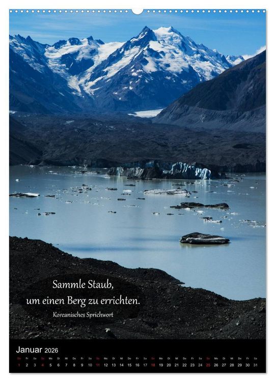 Produktbild: Neuseeland - Ein Land steht Kopf (hochwertiger Premium Wandkalender 2026 DIN A2 hoch), Kunstdruck in Hochglanz