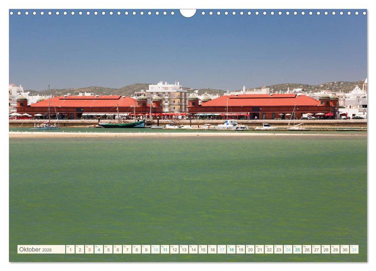 Produktbild: Algarve real - Impressionen aus Olh&atilde;o und Tavira (Wandkalender 2026 DIN A3 quer), CALVENDO Monatskalender