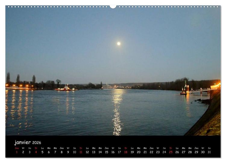 Produktbild: MA NORMANDIE (Calendrier mural 2026 DIN A2 vertical) calendrier de bureau