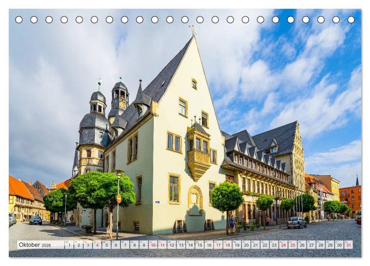 Produktbild: Aschersleben Impressionen (Tischkalender 2026 DIN A5 quer), CALVENDO Monatskalender