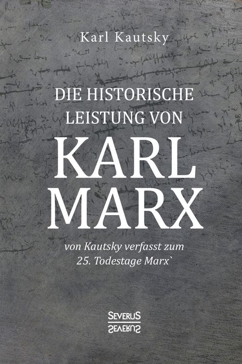 Produktbild: Die historische Leistung von Karl Marx