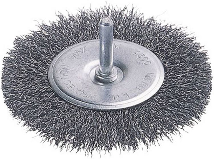 Produktbild: Wolfcraft Scheibenb&uuml;rste Schaft-&Oslash; 1/4\" (6.3 mm) 2102000 1St.