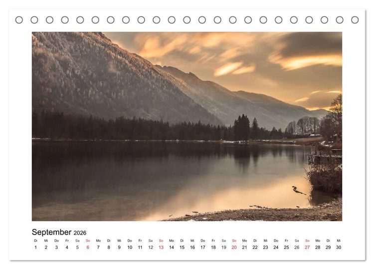 Produktbild: Eindr&uuml;cke aus der Natur (Tischkalender 2026 DIN A5 quer), CALVENDO Monatskalender