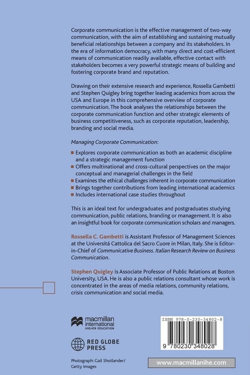 Produktbild: Managing Corporate Communication