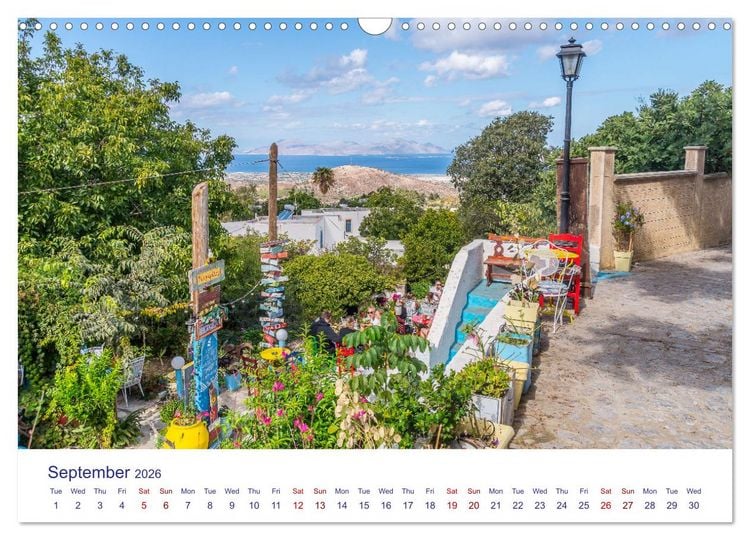 Produktbild: Kos Island - The Island of Hippocrates (Wall Calendar 2026 DIN A3 landscape), CALVENDO 12 Month Wall Calendar