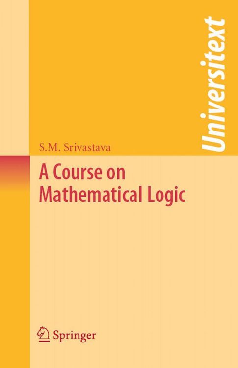Produktbild: A Course on Mathematical Logic