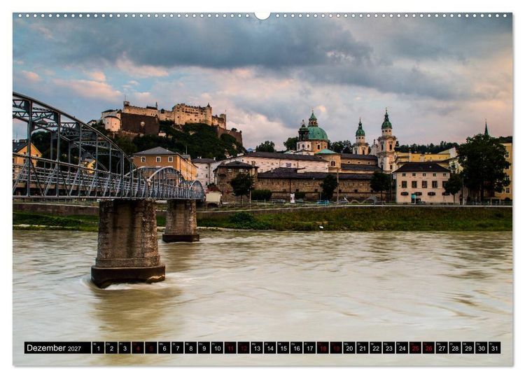 Produktbild: Salzburger Land. Wasser (hochwertiger Premium Wandkalender 2027 DIN A2 quer), Kunstdruck in Hochglanz