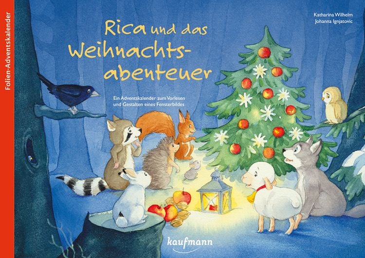 Produktbild: Rica und das Weihnachtsabenteuer. Ein Folien-Adventskalender zum Vorlesen und Gestalten eines Fensterbildes