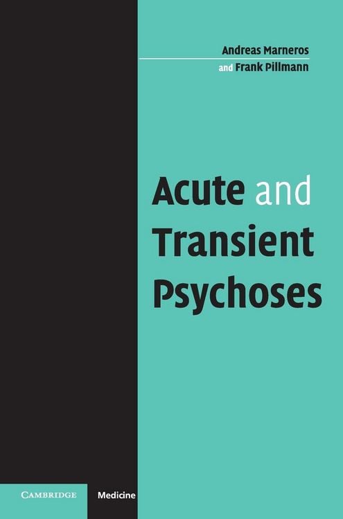 Produktbild: Acute and Transient Psychoses