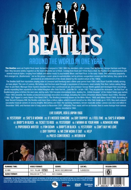 Produktbild: The Beatles - Around the World (In One Year)