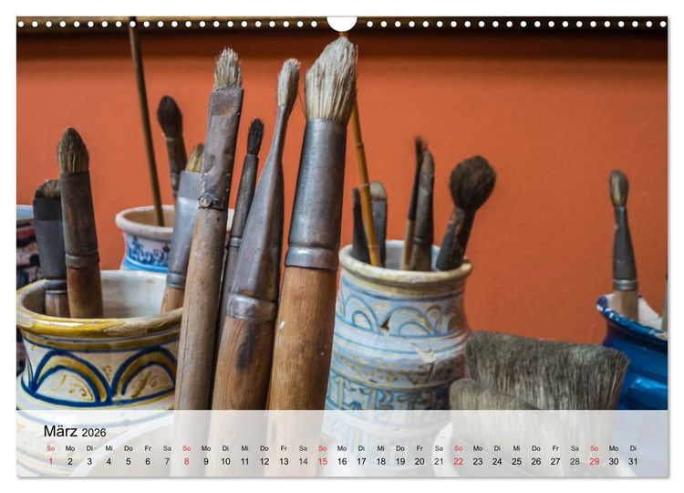 Produktbild: Malen. Impressionen aus der Welt der Farben (Wandkalender 2026 DIN A3 quer), CALVENDO Monatskalender