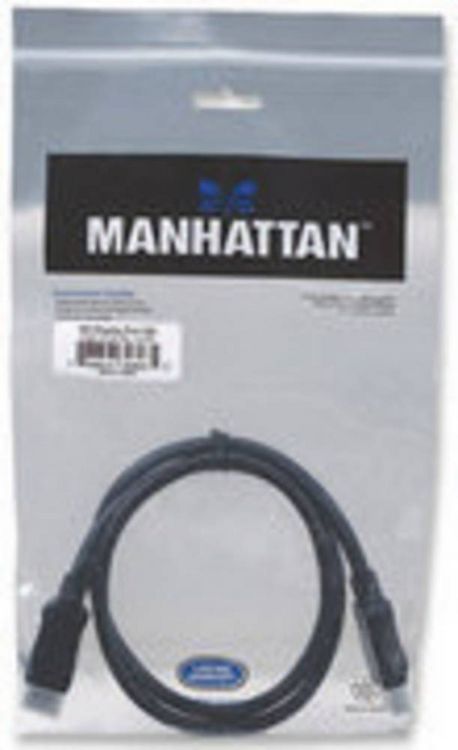 Produktbild: Manhattan DisplayPort Anschlusskabel DisplayPort Stecker, DisplayPort Stecker 1.00 m Schwarz 306935-CG DisplayPort-Kabel