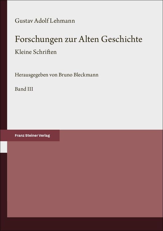 Produktbild: Forschungen zur Alten Geschichte. Bd. 3