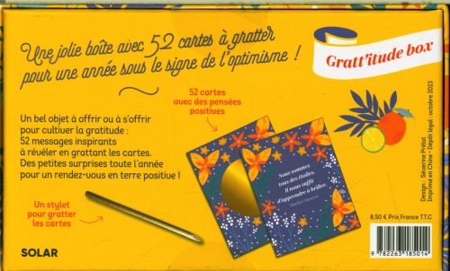 Produktbild: Pens&eacute;es positives : les plus beaux messages &agrave; offrir : gratitude box