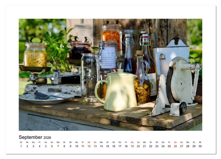 Produktbild: Garten-Idylle 2026 (Wandkalender 2026 DIN A4 quer), CALVENDO Monatskalender