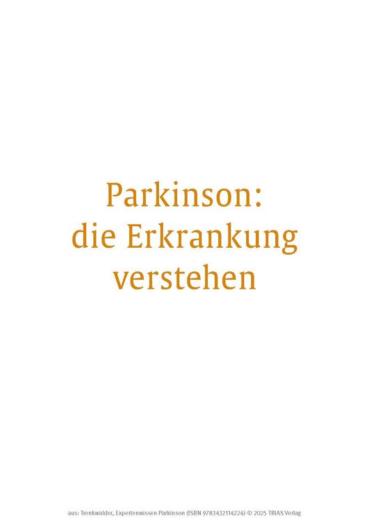 Produktbild: Expertenwissen: Parkinson