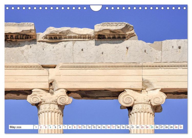 Produktbild: Ancient Greece and Architecture (Wall Calendar 2026 DIN A4 landscape), CALVENDO 12 Month Wall Calendar