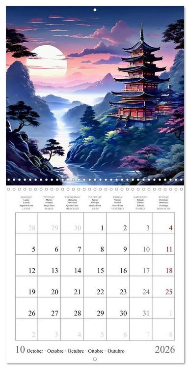 Produktbild: China - Magical Landscapes (Wall Calendar 2026 12 &times; 12 Inch) CALVENDO 12 Month Wall Calendar
