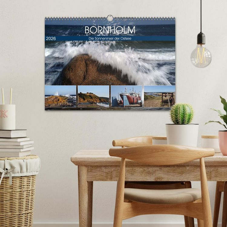 Produktbild: Bornholm - Sonneninsel der Ostsee (Wandkalender 2026 DIN A3 quer), CALVENDO Monatskalender