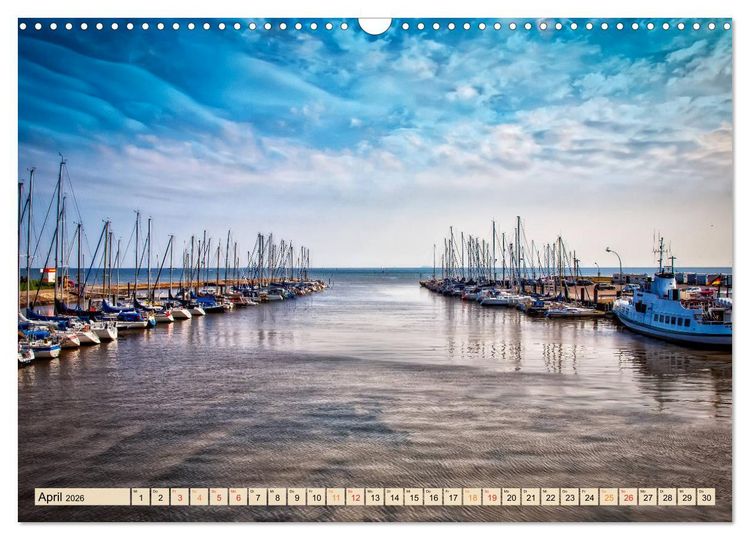 Produktbild: Friesland - Watt und Nordsee (Wandkalender 2026 DIN A3 quer), CALVENDO Monatskalender