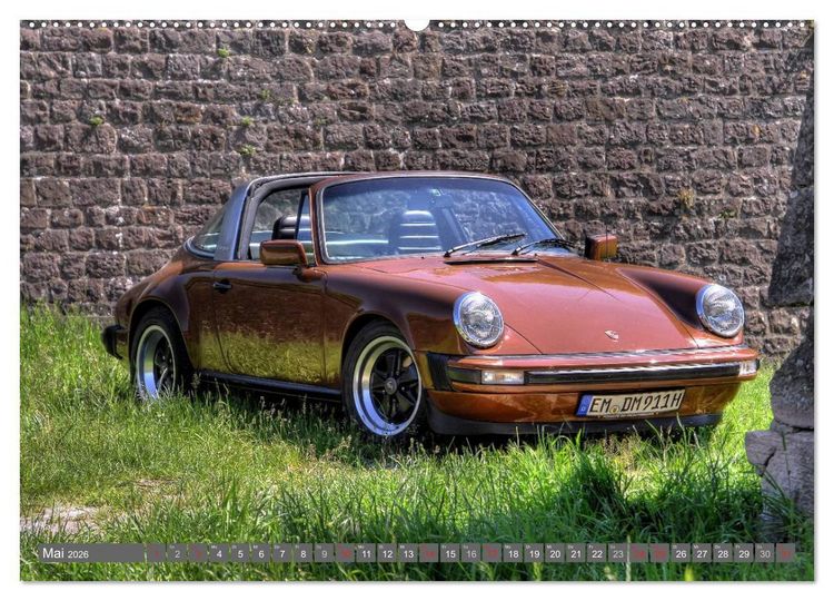 Produktbild: Porsche 911SC - zwei starke Typen (Wandkalender 2026 DIN A2 quer), CALVENDO Monatskalender