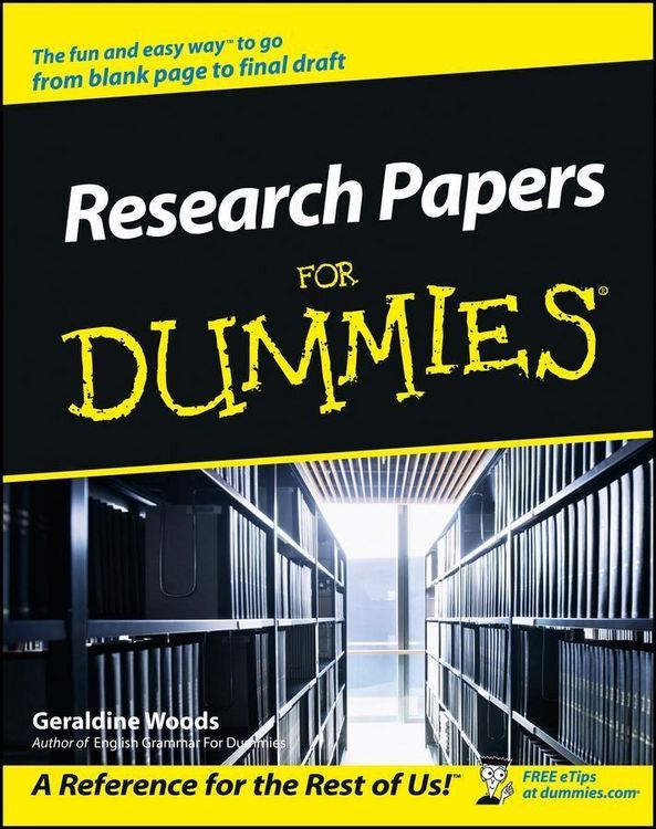 Produktbild: Research Papers For Dummies