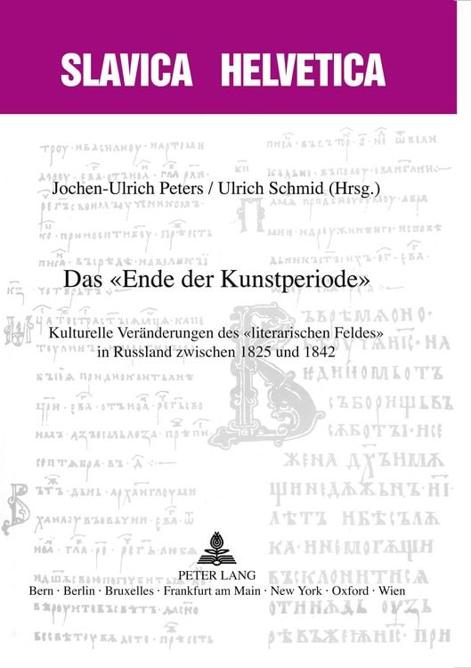 Produktbild: Das &laquo;Ende der Kunstperiode&raquo;