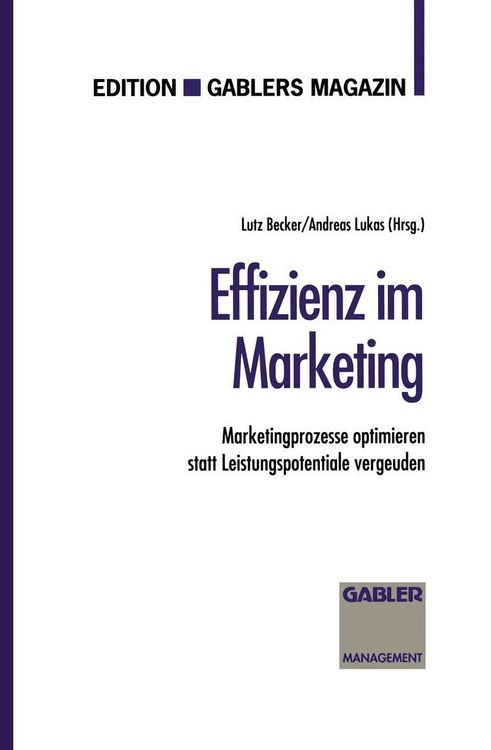 Produktbild: Effizienz im Marketing