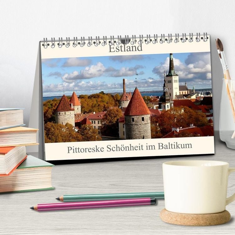 Produktbild: Estland - Pittoreske Sch&ouml;nheit im Baltikum (Tischkalender 2027 DIN A5 quer), CALVENDO Monatskalender